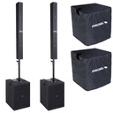 Proel SESSION6 Coppia Sist. audio colon. 2400Wp. MP3 USB SD BT St. +Coppia COVER