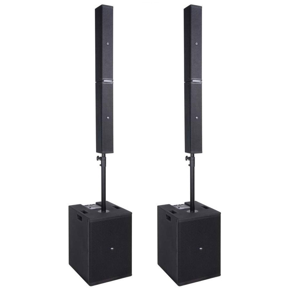 Proel SESSION6 Coppia Sistema audio colonna 2400W p. MP3 USB SD Bluetooth Stereo