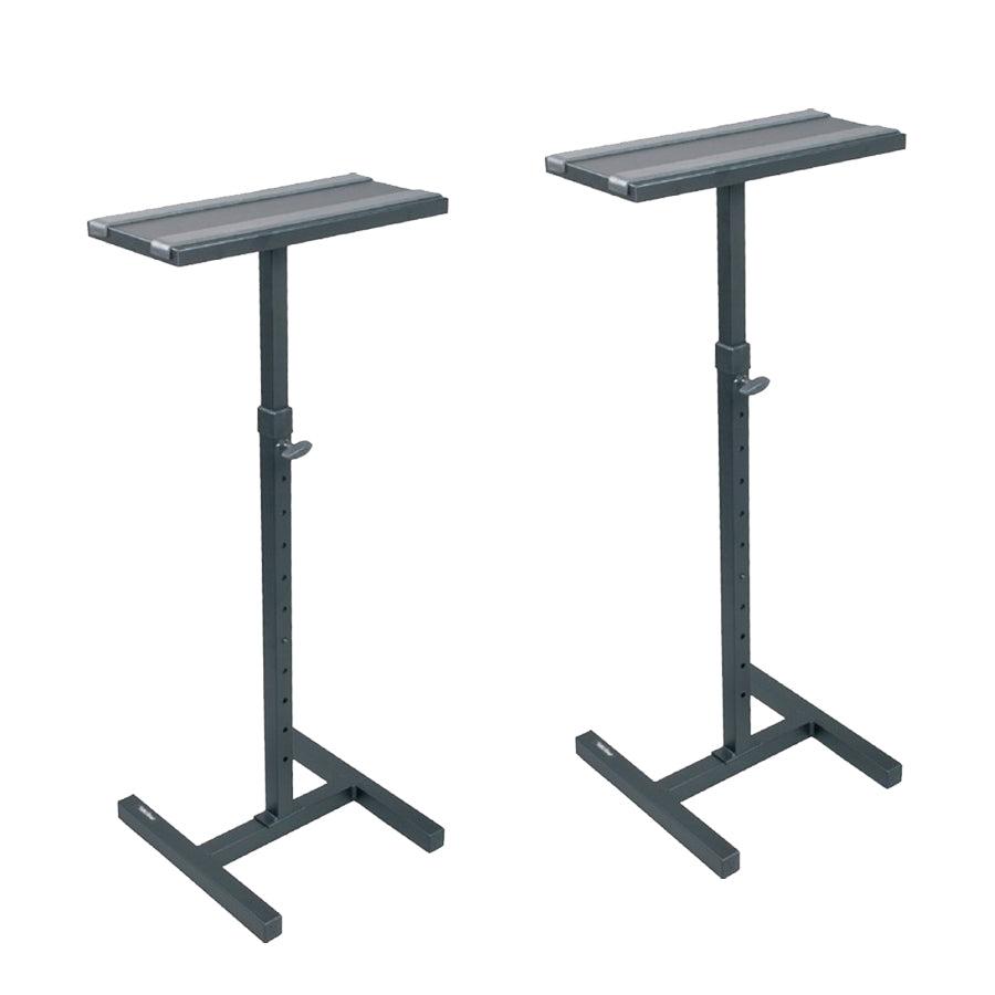 Proel KP820 Coppia Supporto x Monitor audio Studio regol. H. 83/132cm Nero Opaco