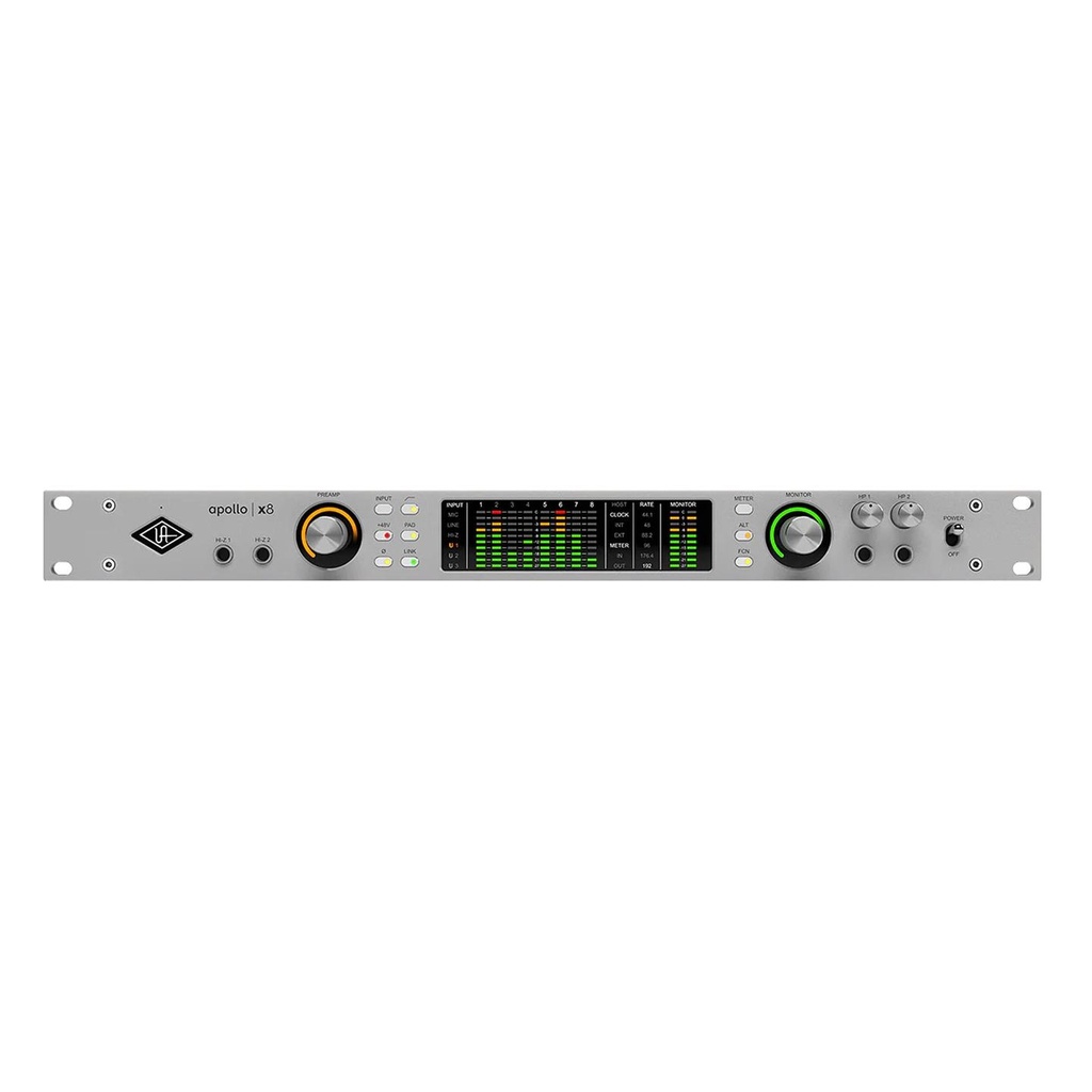 Universal Audio APOLLO X8 G2 ESS Interf. Audio Thunderbolt 18 x 24 da rack 4 Amp