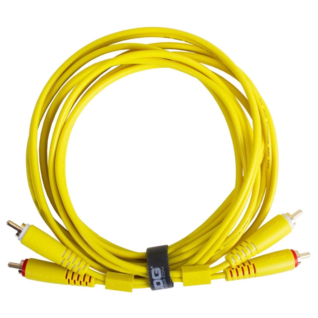 UDG U97001YL Ultimate Audio Cable Cavo connett. 2x RCA M a 2x RCA M 1,5mt Giallo