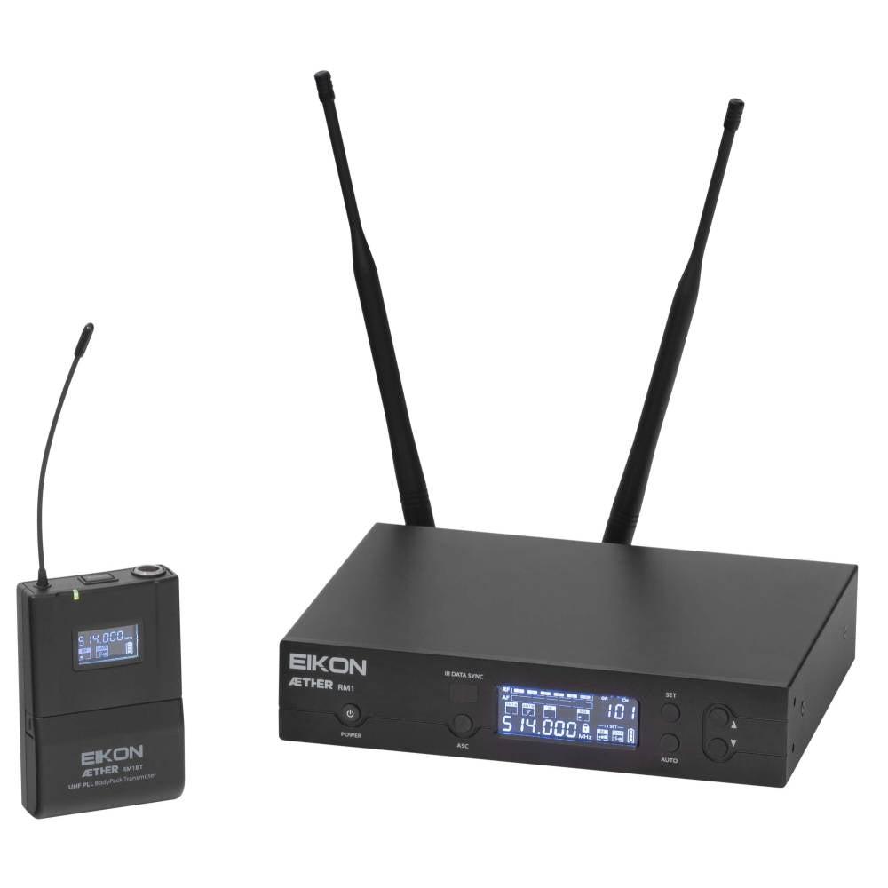 EIKON AETHER RM1HB Sistema Micr. Wireless UHF x strumenti Fr. 606-614 Mhz