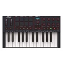 Akai MPK Mini MKIV Mini Tastiera Controller Midi 25T, USB e 8 Pad MPC, Nero