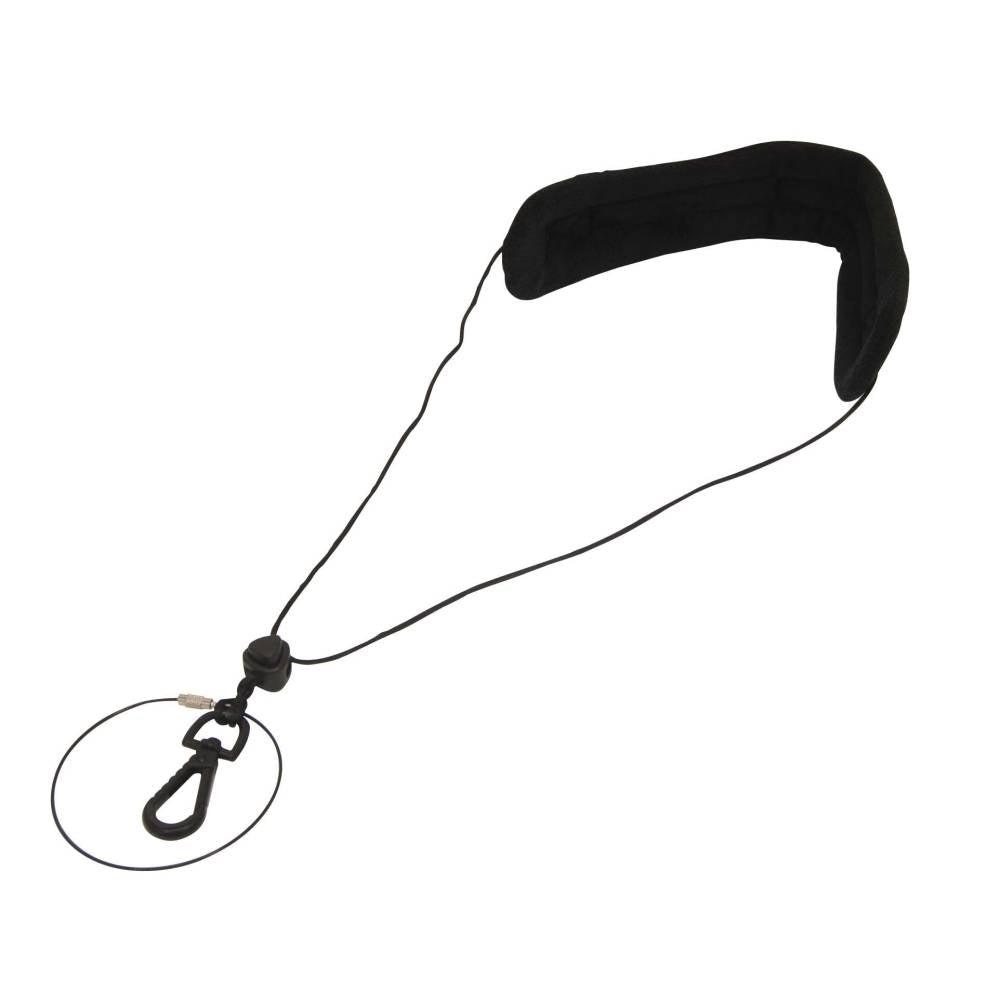 Proel DHSTRAP810 Tracolla x Sax morbido velluto imbottito gancio in metallo Nero