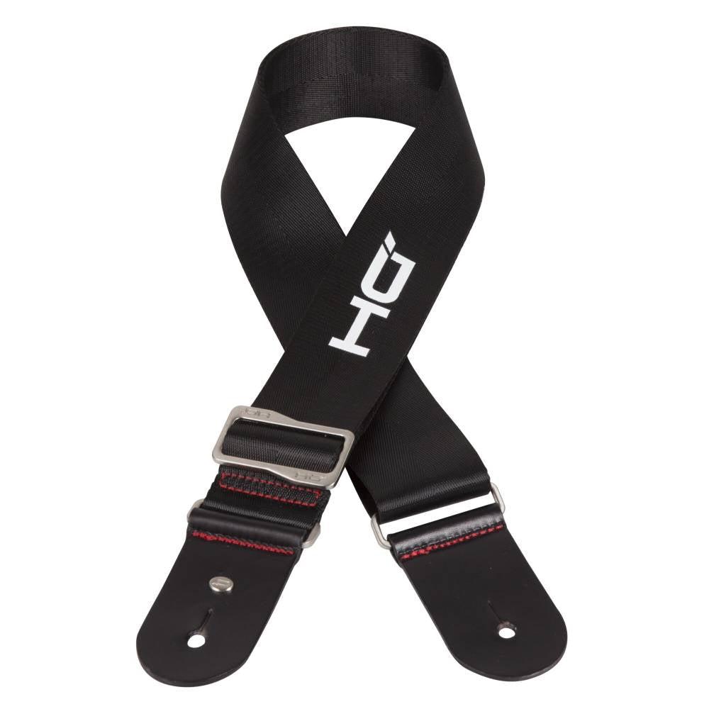 Proel DHSTRAP150BK Supreme Series Tracolla regol. terminali Vera Pelle Ita, Nero