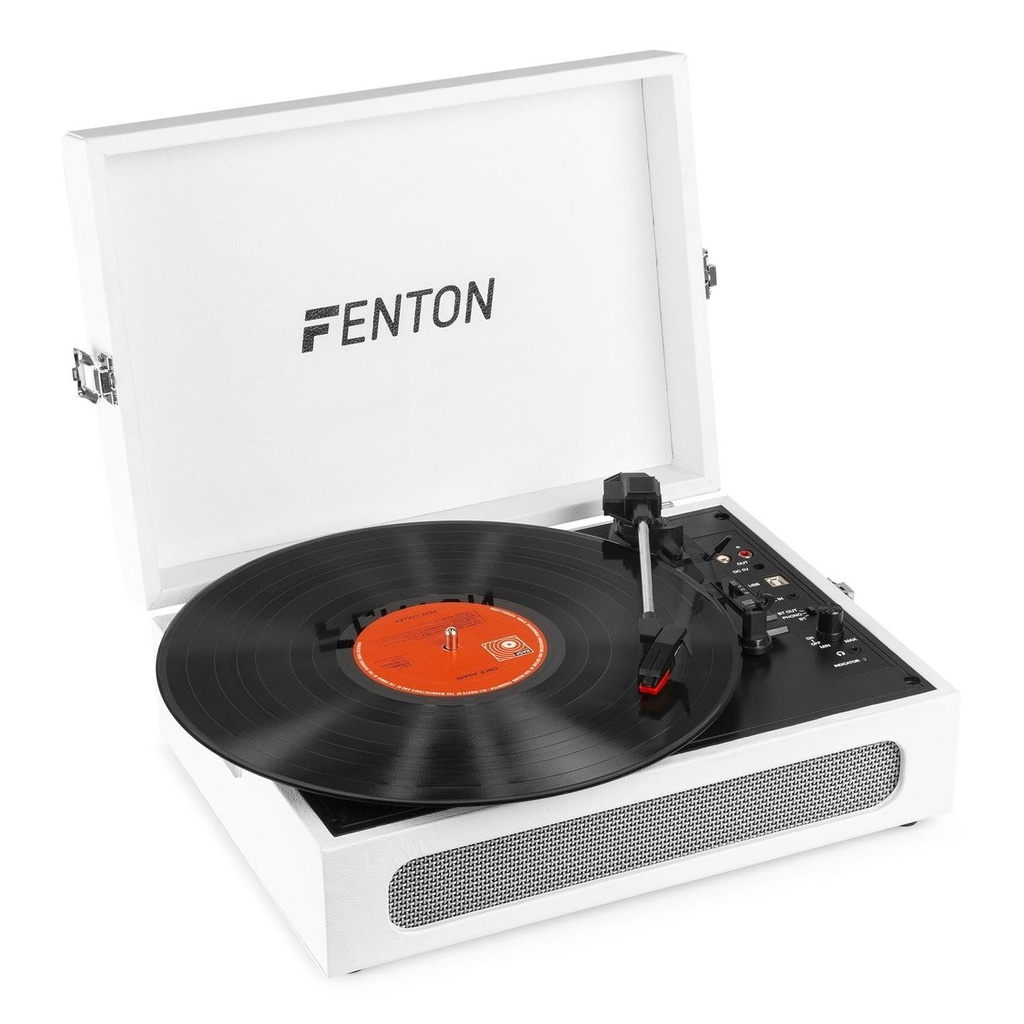Fenton RP118F (102.056) Giradischi valigetta Altoparl. 10W RMS Bluetooth Bianco