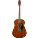 Fender CD-60S Chitarra acustica 20T con forma del manico"Easy-to-Play", Mogano