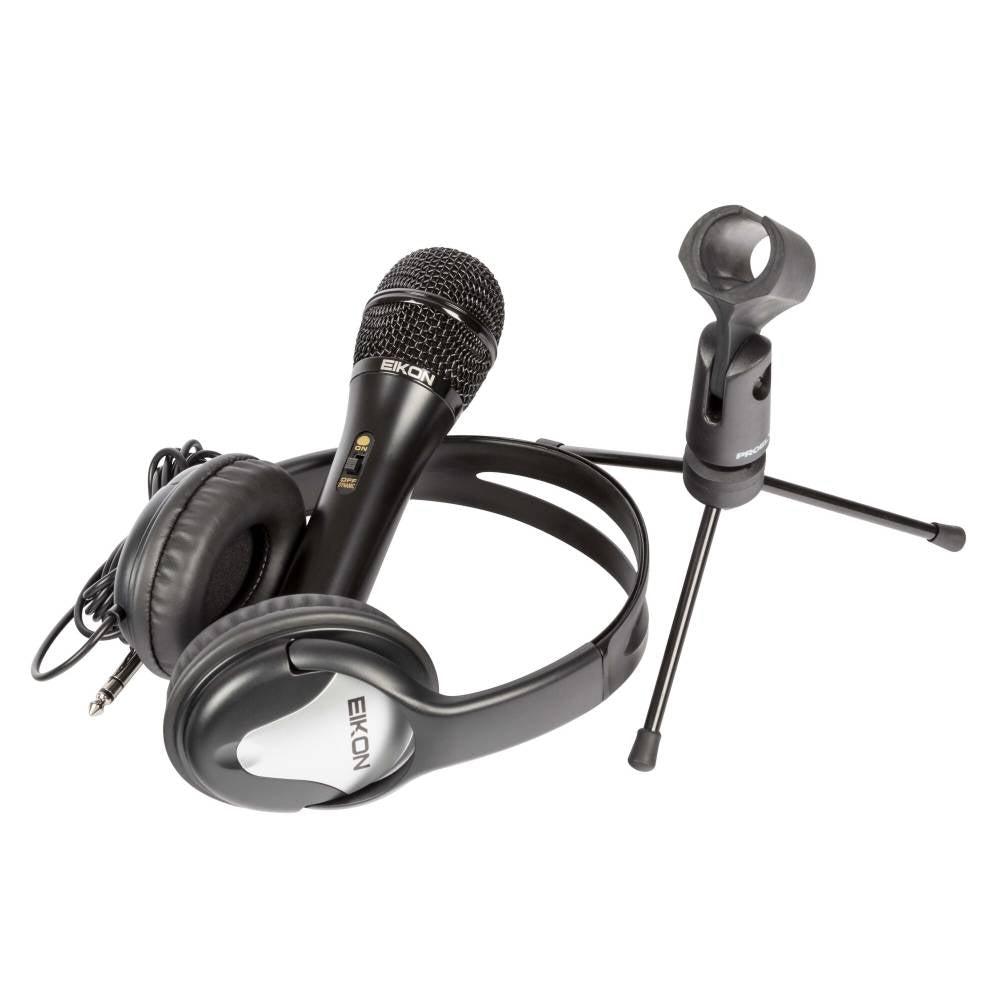 EIKON STUDIO BOX ONE Kit home recording Cuffia Microfono Stand e Supporto