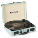 Audizio RP114BL (102.040) Giradischi valigetta altoparlanti 10W RMS e USB, Blue