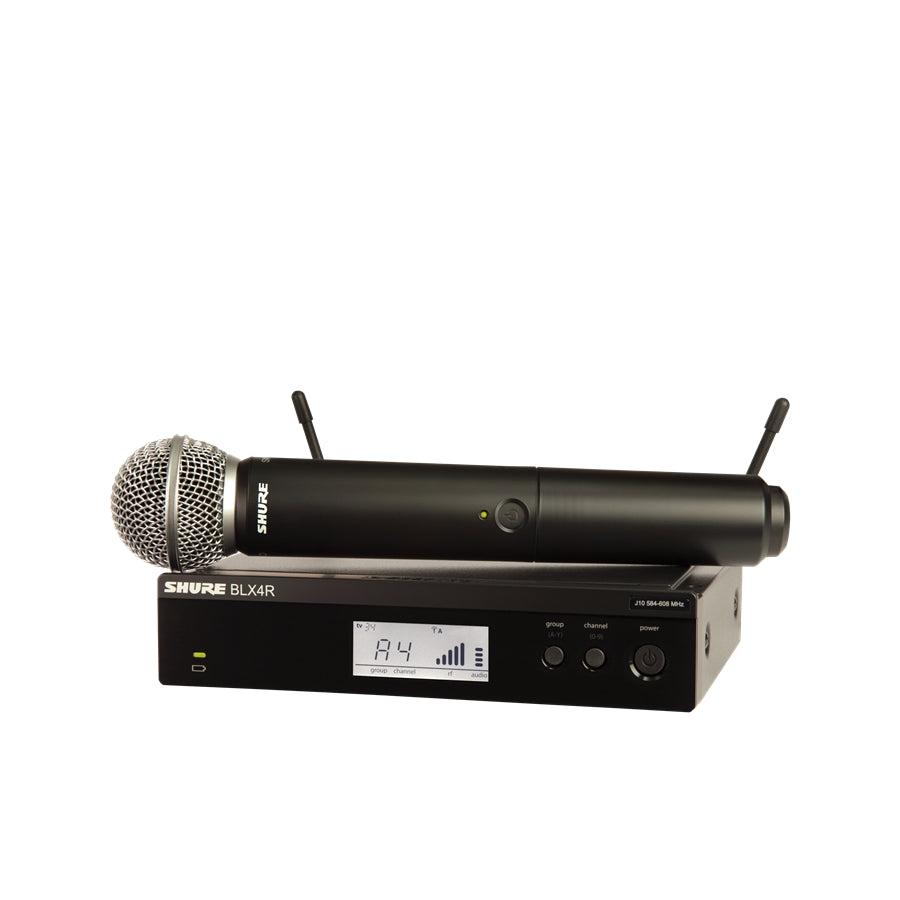 Shure BLX24RE-SM58-M17 Sistema microfonico wireless x rack Palmare Pro SM58 Nero