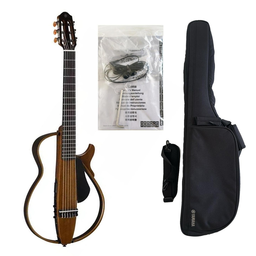 Yamaha SLG200N NT2 Chitarra Class. Elet. Silent Ultra Slim+Borsa+auric.Natural