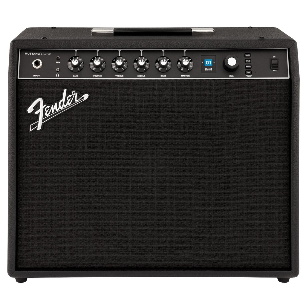Fender Mustang LTX100 Amplificatore per chitarra da 100w interfaccia utente Nero