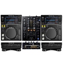 Pioneer Dj XDJ-700 Coppia Compact DJ Multiplayer + DJM-450 Mixer Dj 2 Canali