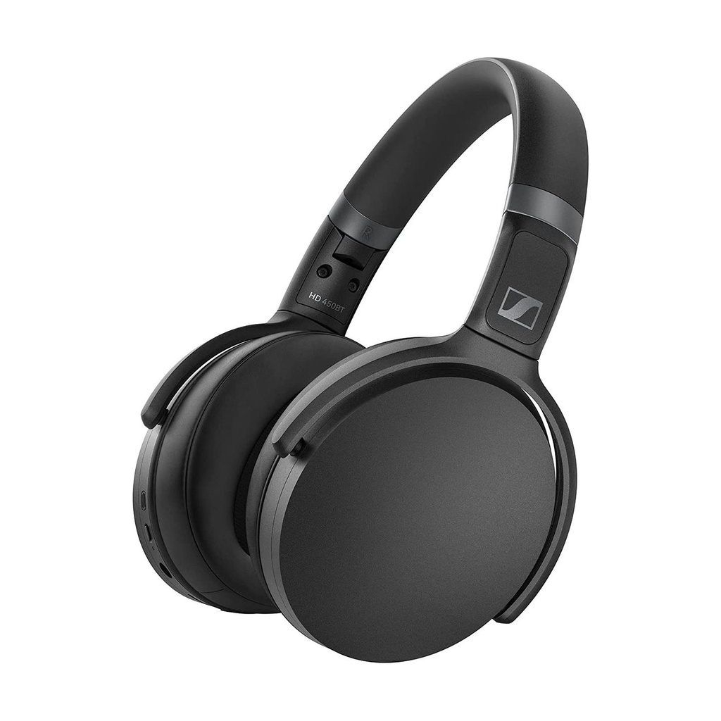 B-STOCK GARANTITO Sennheiser HD450BT Cuffia Bluetooth con microfono, Nero