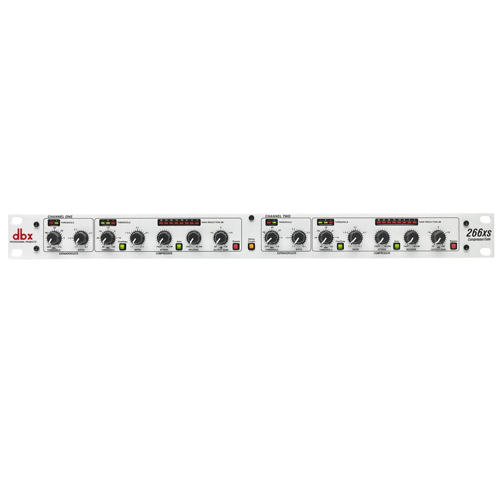 Dbx 266xs Compressore Limiter e Gate audio con compressione brevettata Overeasy