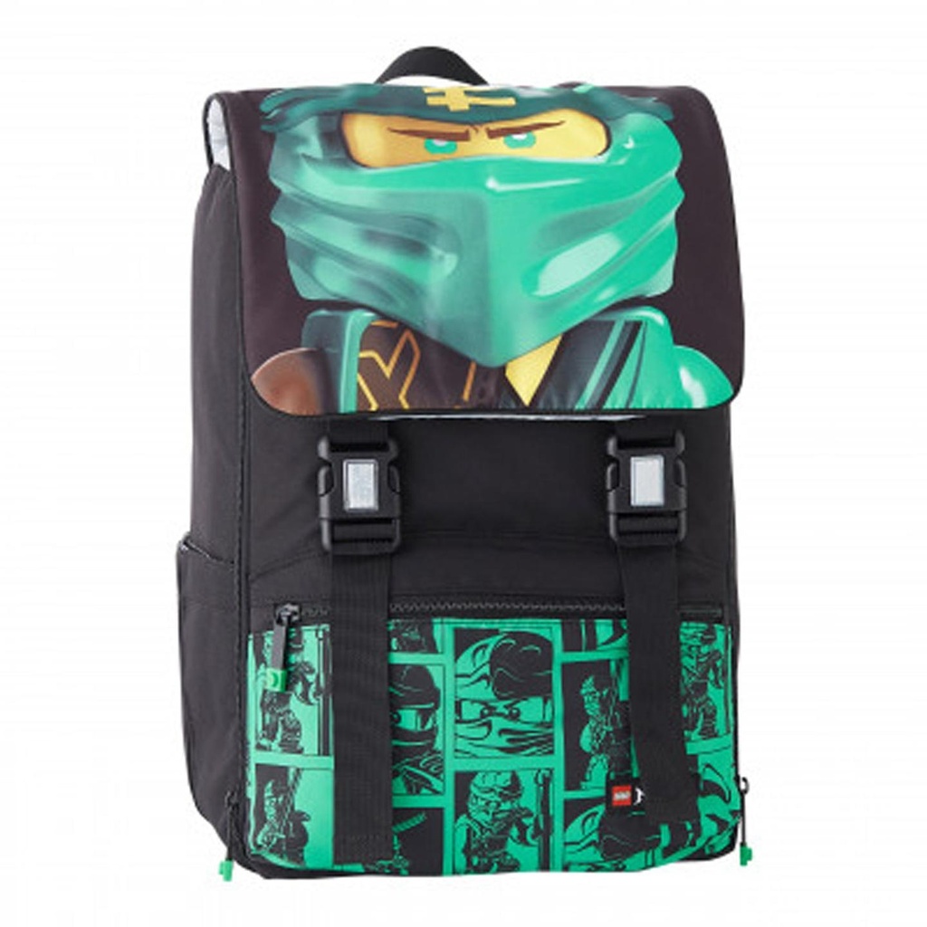 LEGO ZAINO EST NINJAGO VERDE Zaino con scomparto principale + tasca laterale