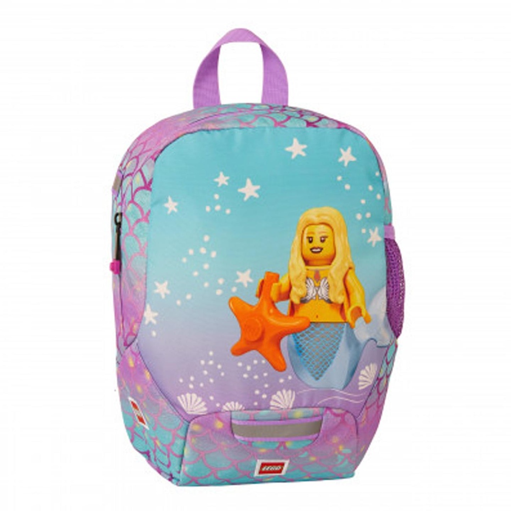 LEGO ZAINO SCUOLA MATERNA SIRENA Zaino leggero ampia tasca centrale portaoggetti