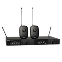 Shure SLXD14DE-SLXD1-J53 Freq. 562-606 Sistema Wireless Dual SLXD4D e 2 SLXD1