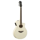 Yamaha APX600 VW VINTAGE WHITE Chitarra Acustica Elettrificata Cutaway