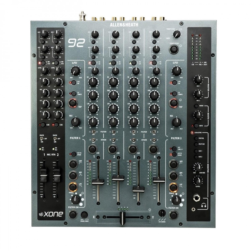 Allen & Heath Xone:92 MKII Mixer Analogico Pro 4C Phono/Line+ 2C Mic/Line x Dj