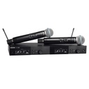 Shure SLXD24DE-B58-J53 Freq. 562-606 Coppia Microfono Palmare Pro Wireless B58A