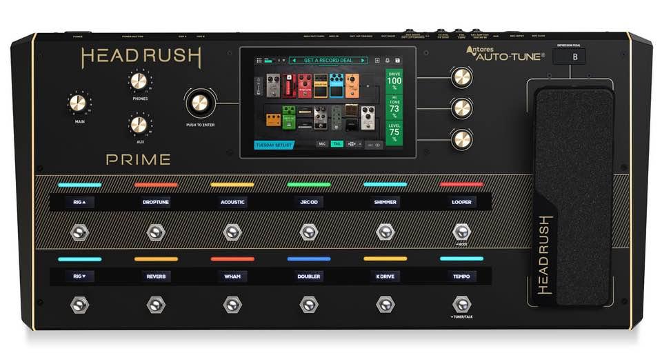 HEADRUSH PRIME Potente Guitar FX avanzato processore multi-core vasta libr. EFX
