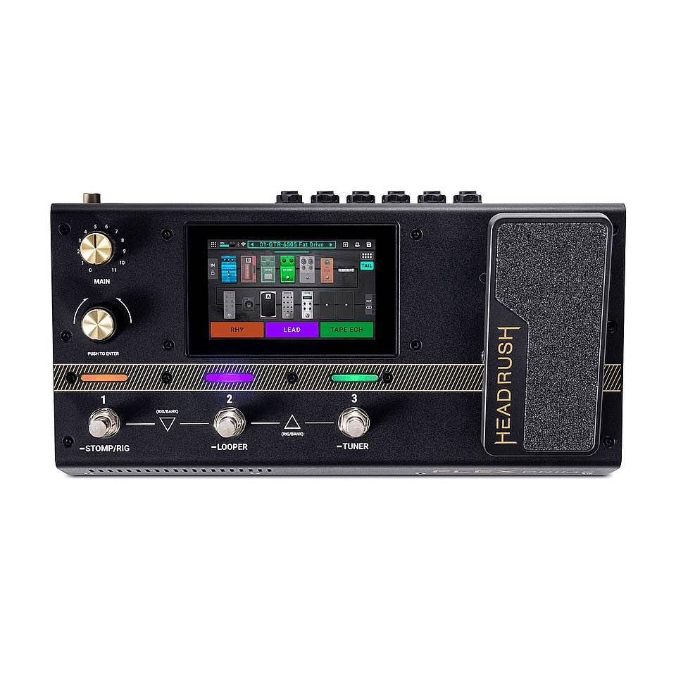 HEADRUSH FLEX PRIME Pedale All-In-One Pro ampia libreria EFX x chitarra amplif.