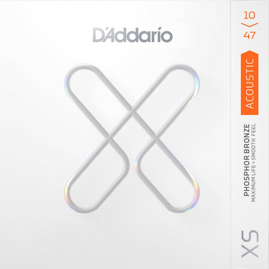 D'Addario XSAPB1047-6 Extra Light Coated Acoustic Corde chitarra acustica