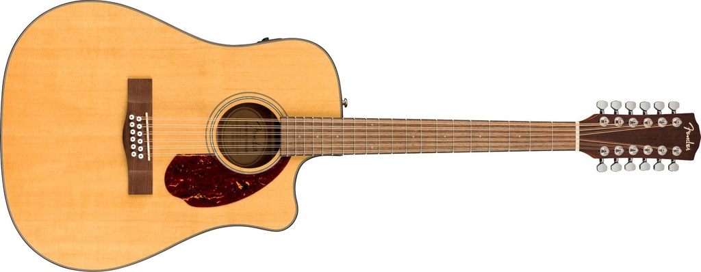 Fender CD-140SCE 12-String Natural Chitarra Acustica Elettrificata 12 Corde 20T