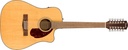 Fender CD-140SCE 12-String Natural Chitarra Acustica Elettrificata 12 Corde 20T