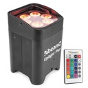 Beamz BBP96 Uplight Par Led Battery IRC 6x12w RGBAW-UV a batteria e telecomando