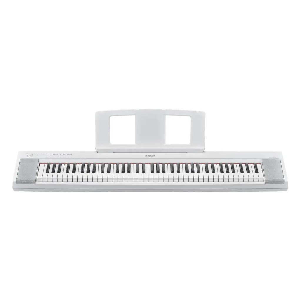 Yamaha NP-35WH WHITE PIAGGERO Pianoforte tastiera Digi portatile batterie 76 t.