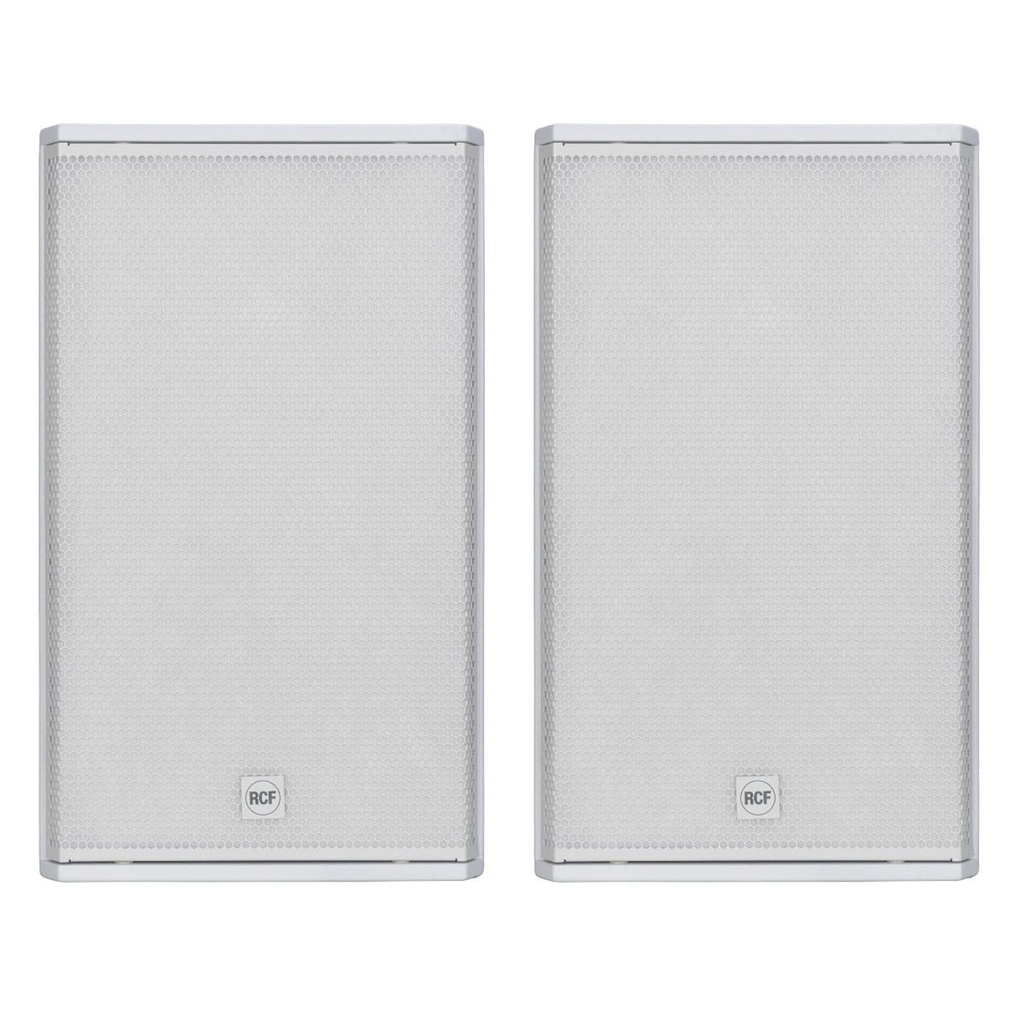 RCF NX 932-A WHITE Coppia Cassa Diffusore Attivo 12" 2100w e 132db SPL, Bianco