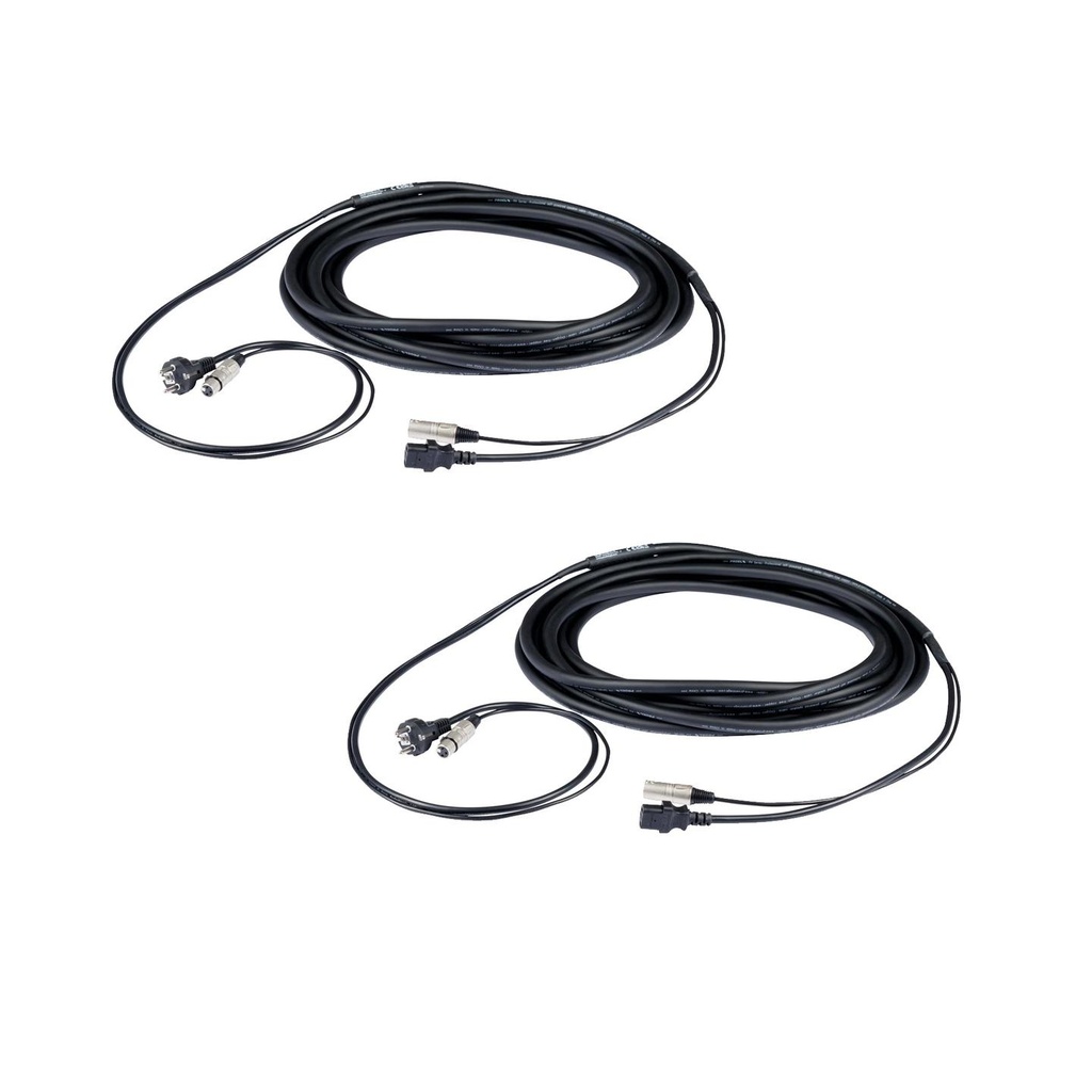 Proel PH080LU20 Coppia Cavo professionale combinato segnale e alimentazione 20mt