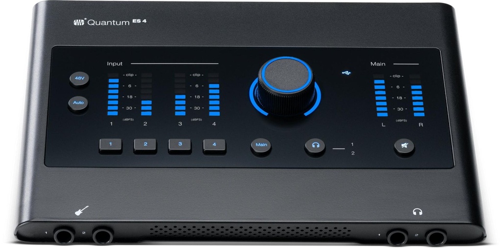 PreSonus QUANTUM ES 4  Interf. audio 4x4 24 bit + licenz. Fender Studio Pro
