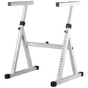 Proel KS350-WHT Supporto Z x mixer tastiera regolabile altezza larghezza, Bianco