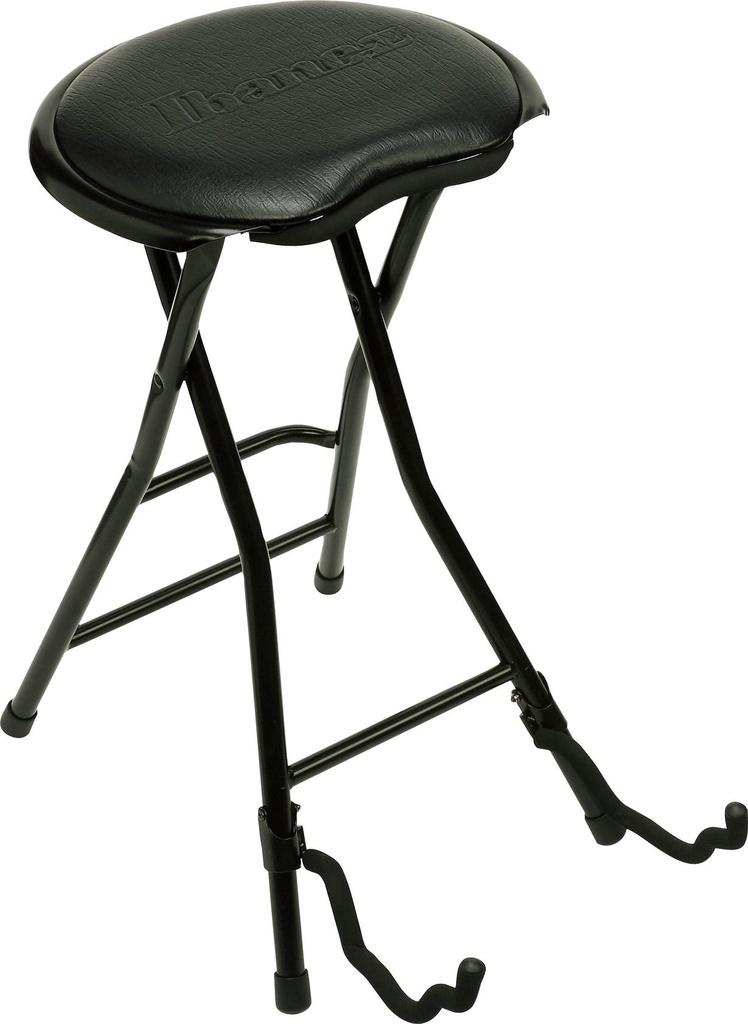 Ibanez IMC50FS Sgabello pieghevole per chitarrista + supporto per chitarra, Nero