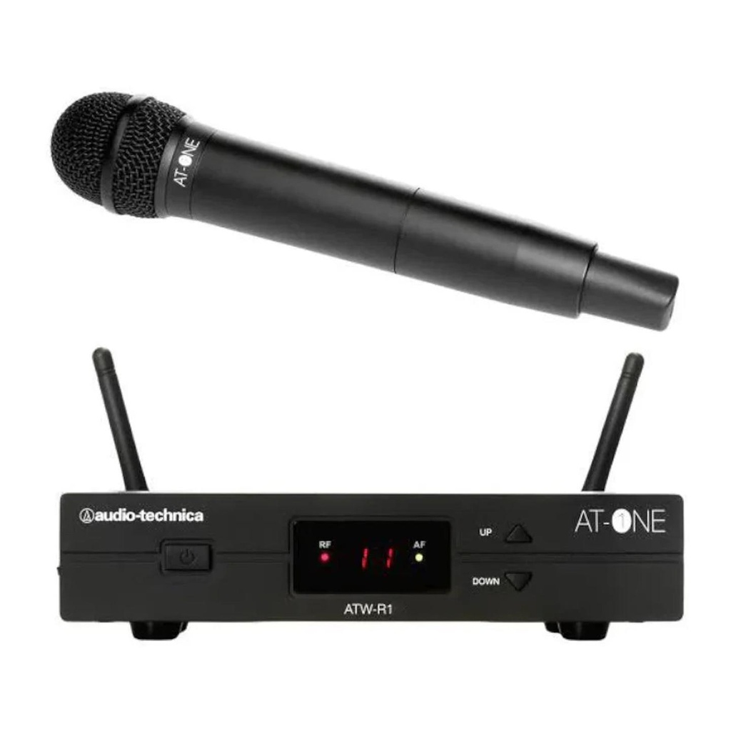 Audio-Technica ATW-13DE3 Sistema microfonico wireless palmare-gelato + ricevente