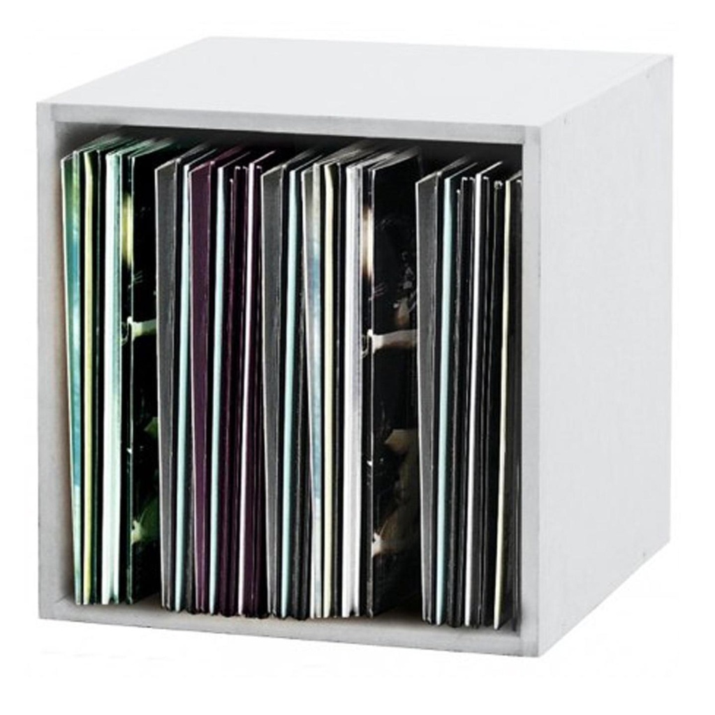 Glorious RECORD BOX 110 WHITE Raccoglitore MDF x110 vinili 12" impilabile Bianco