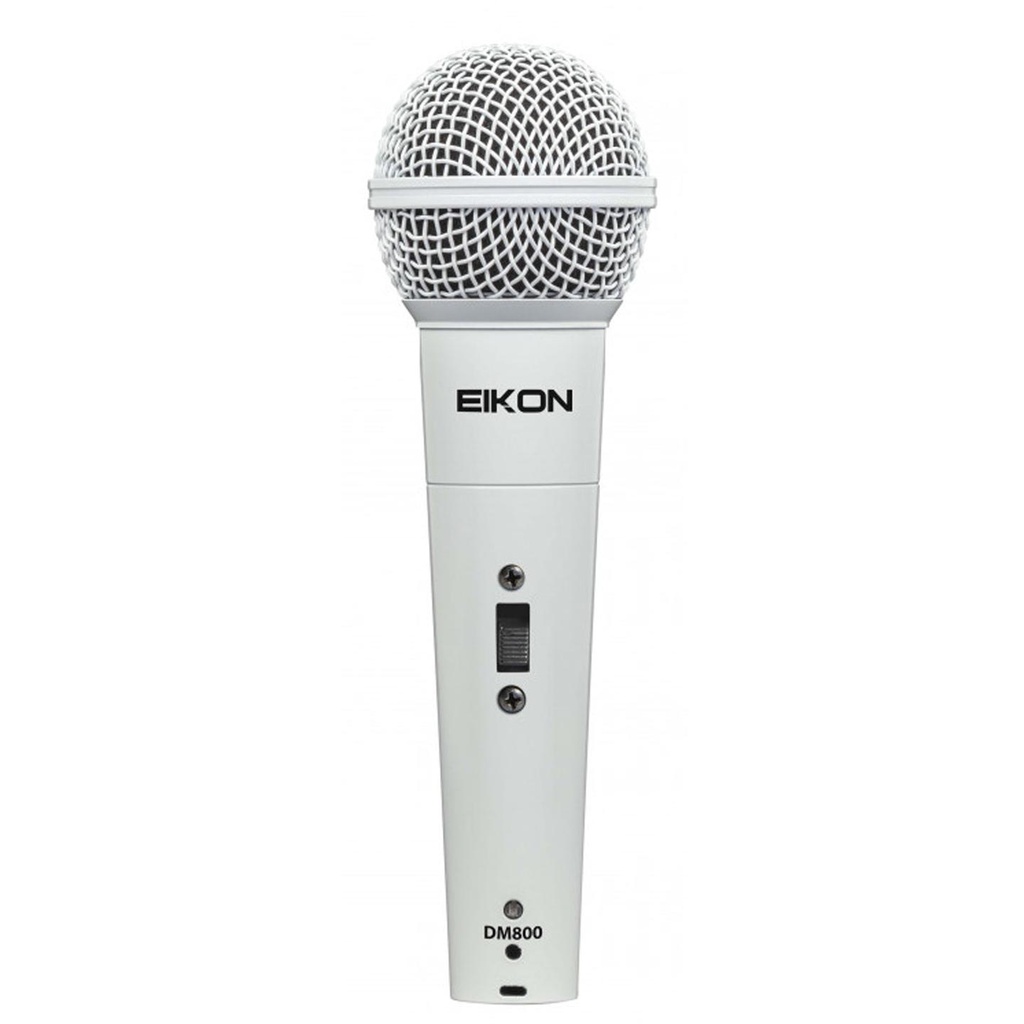 B-STOCK GARANTITO EIKON DM800WH Microfono Dinam. xCanto Bianco+Cavo XLRM/F