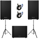 Pioneer Dj XPRS122 2x Diffusori Att. 2000w + XPRS1152ST Sub4000w +Fre300Kit+Cavi