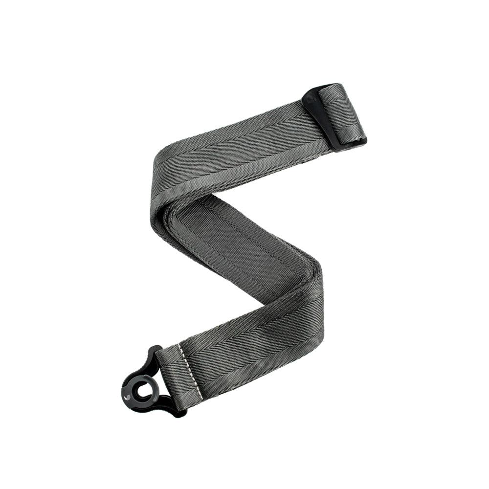 D'Addario 50BAL09 AUTO LOCK GUITAR STRAP METAL GREY Tracolla x Chitarra e Basso