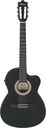 Ibanez GA5MHTCE-WK OPEN PORE WEATHERED BLACK Chitarra Classica Elettrificata