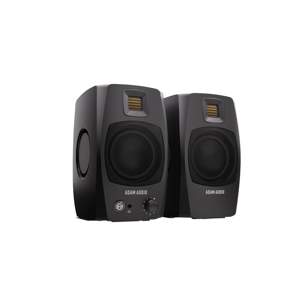 Adam Audio D3V-B Coppia Monitor Attivo Pro biamplificato da studio 70w RMS, Nero