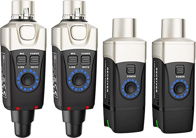 Xvive U3D Sistema Wireless 2 Trasmettitori e 2 Ricevitori per Connessione Stereo