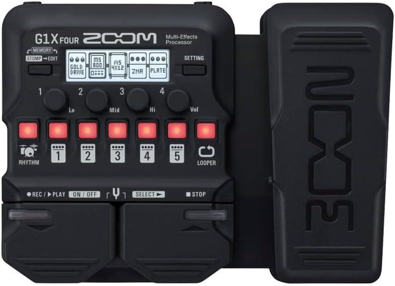 Zoom G1X FOUR Pedaliera multi EFX expression x chitarra +looper+pattern batteria