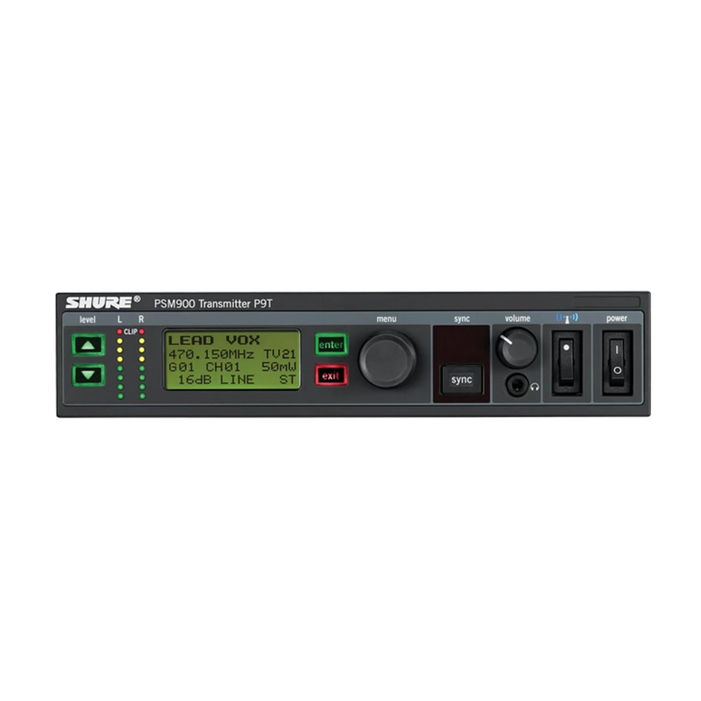 Shure P9TE=-K1E 596-632MHz Trasmettitore wireless x sistemi Ear Monitor Shure