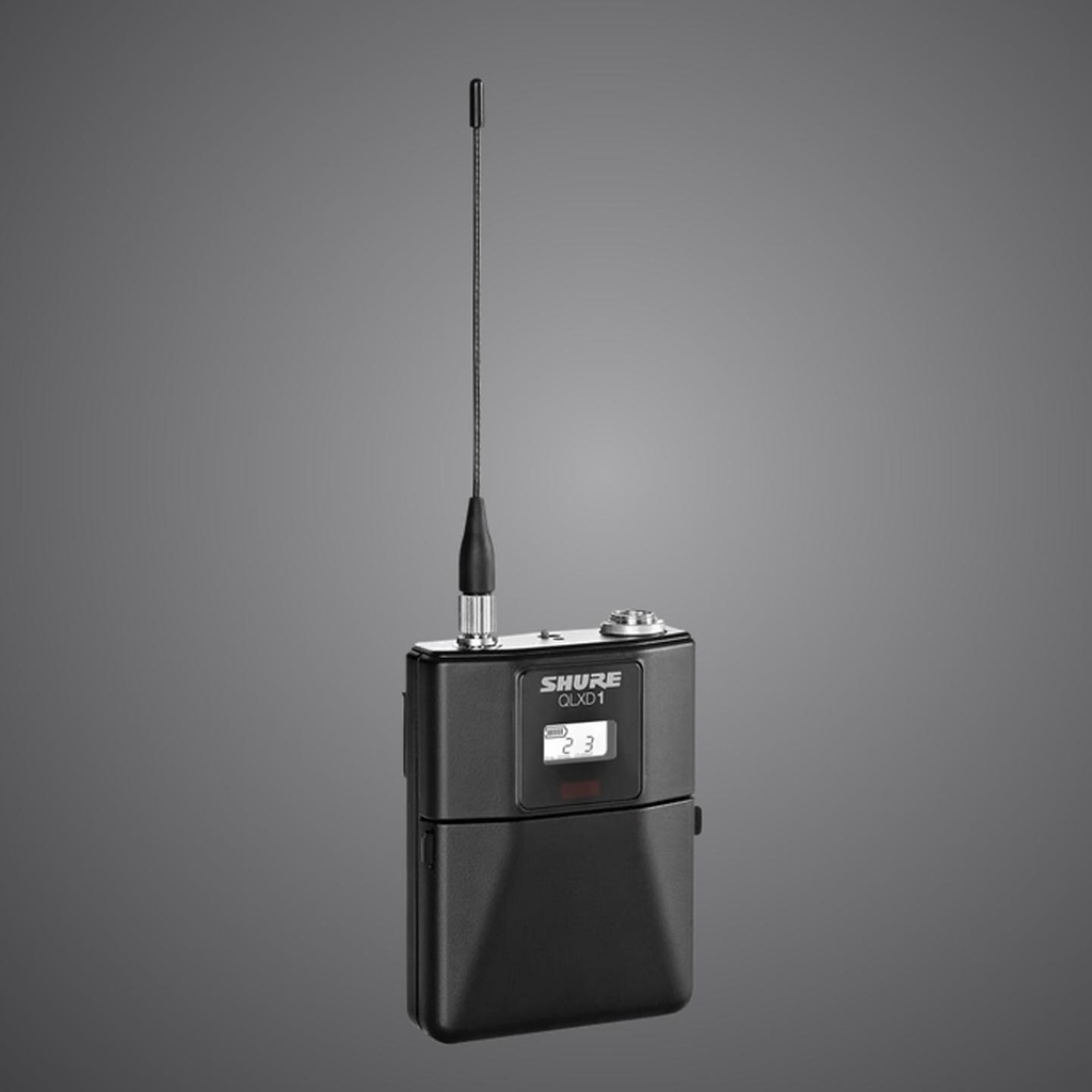 Shure QLXD1-G51 Bodypack x sistemi QLX-D x voci strumenti Mini cannon M 4P-TA4M
