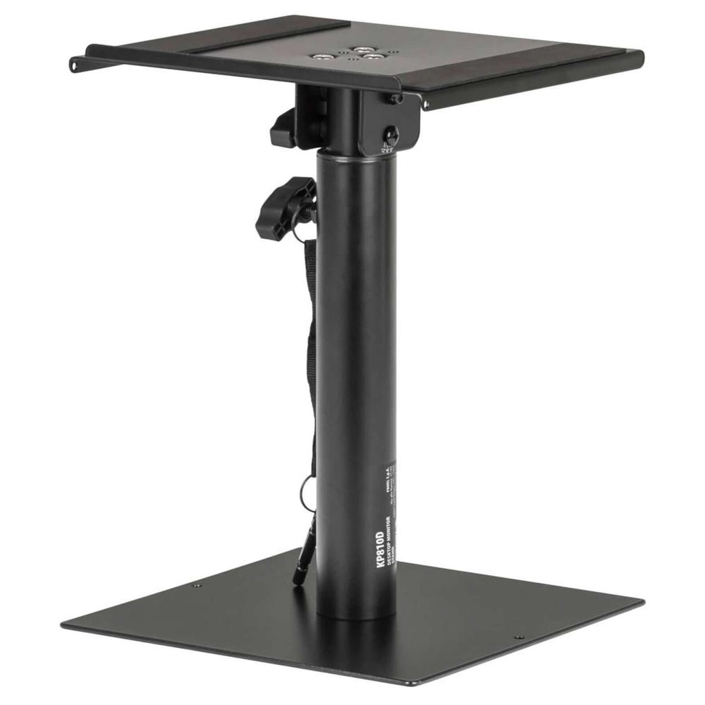 Proel KP810D Supporto da tavolo per monitor audio da studio, Nero Opaco
