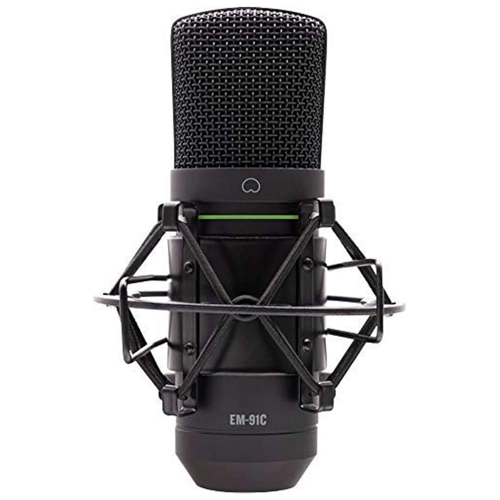 Mackie EM-91C Microfono Professionale Condensatore x Voce Strumenti Studio, Nero